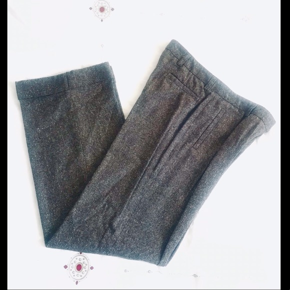 ♣️ GRETA GARBO STYLE TWEED WIDE LEG TROUSER ♠️ - Picture 3 of 6